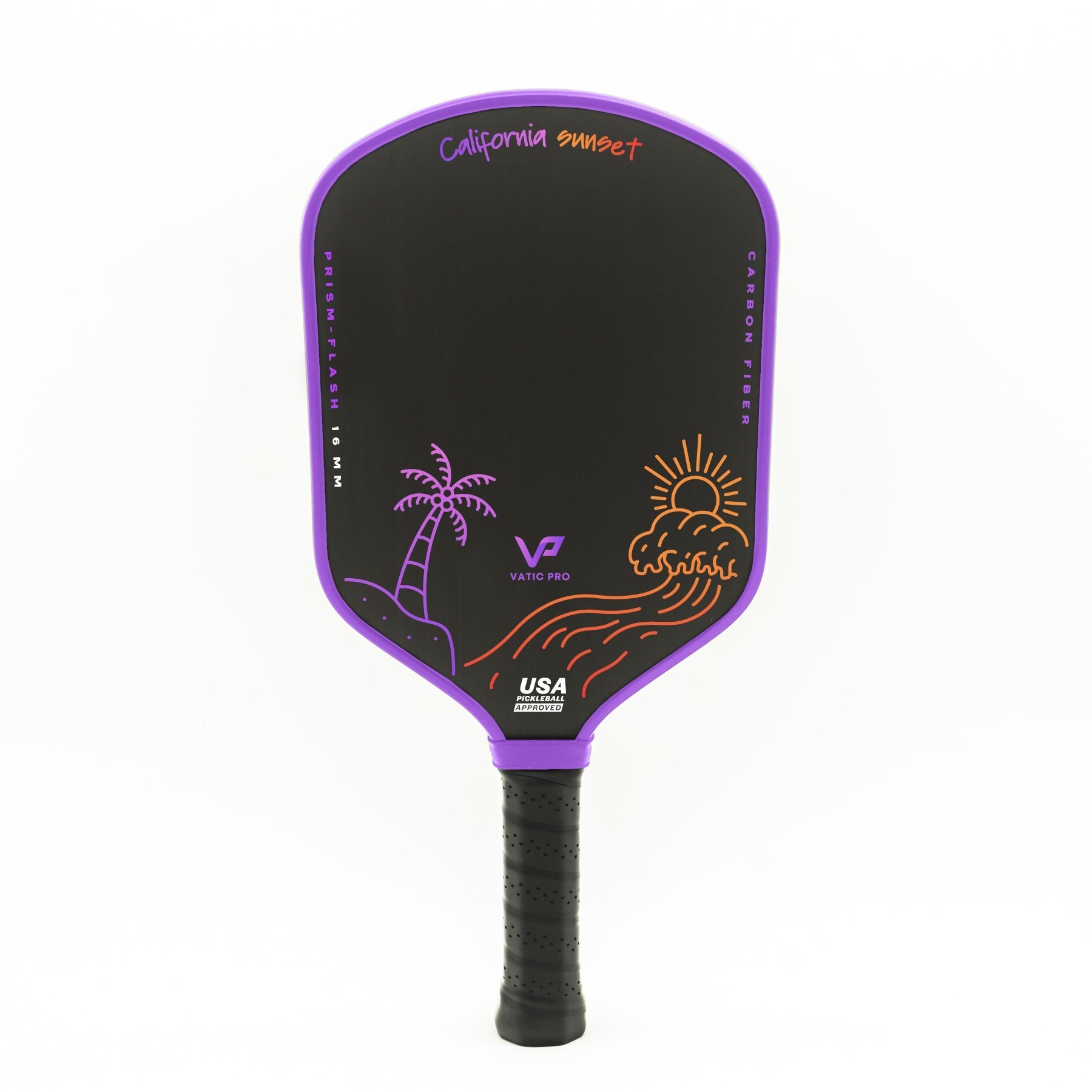 Vatic Pro PRISM Flash 16mm California Sunset Pickleball Paddle