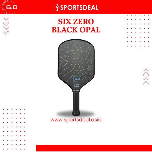 Six Zero Black Opal Pickleball Paddle (14mm)
