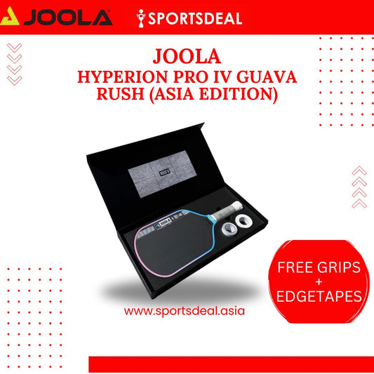 JOOLA Ben Johns Hyperion Pro IV Guava Rush (Asia Edition) Pickleball Paddle (Includes 3 Free Grips + 3 Edgetapes In The Box)