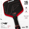 Franklin C45° Red Dynasty Carbon Fiber Pickleball Paddle