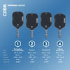 CRBN2 TruFoam Waves (Square Paddle) Pickleball Paddle
