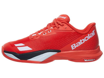 Babolat Jet Mach 4 AC Men - C.Tomato/White Tennis Shoes