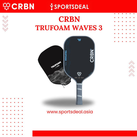 CRBN3 TruFoam Waves (Elongated Paddle) Pickleball Paddle