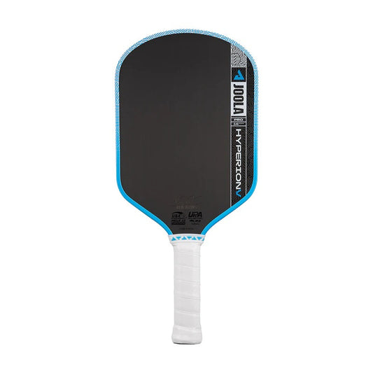 Joola Hyperion Pro V Ben Johns Bolt Blue 16mm Pickleball Paddle (Includes Free Overgrips and Edgetape in Box)