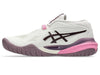 ASICS Gel Resolution X SoftOat/DarkAubergine Wide Womens Tennis Shoes