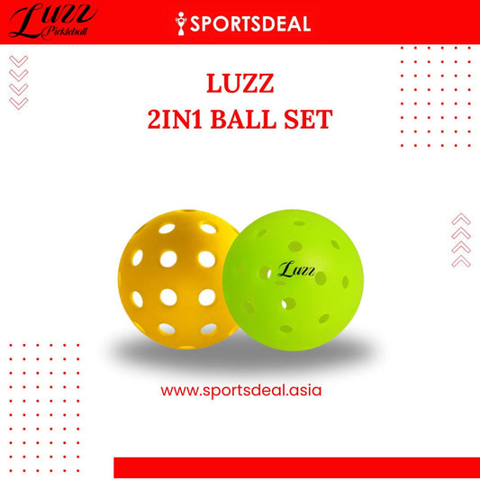 Luzz Pickleball 2in1 Indoor/Outdoor Ball Set