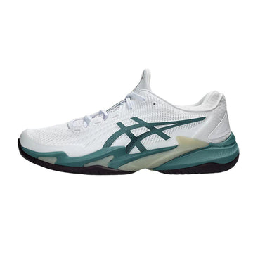 ASICS Court FF 3 Mens Tennis Shoes (White/FogTeal)