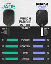 RPM Jade Elongated Pickleball Paddle (PRE-ORDER)