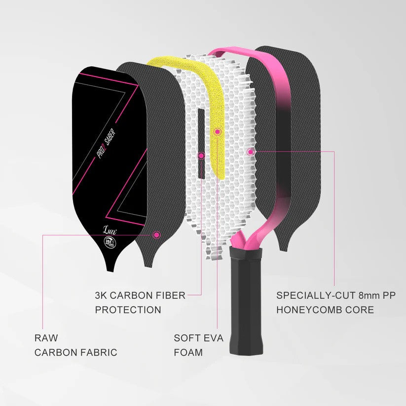 Luzz Pickleball Pro 2.0 Professional Saber (Elongated) Pickleball