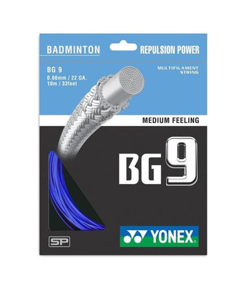 Yonex BG 9 Badminton String (Blue)