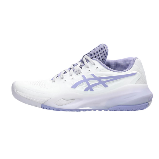 ASICS Gel Resolution X Womens Pickleball Shoes (White-Blue Bell)