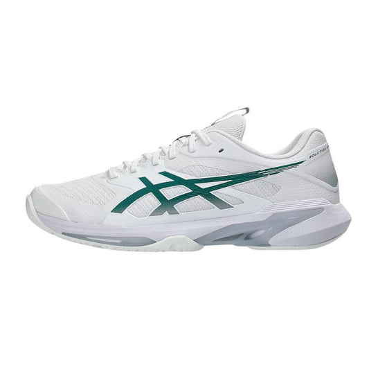 Asics Solution Speed FF 4 Mens (White/PitchGreen) Tennis Shoes