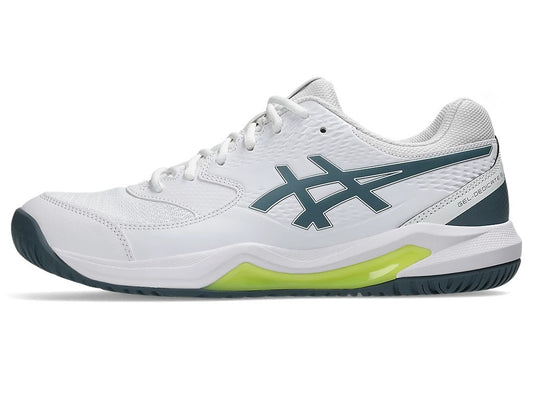 Asics Gel Dedicate 8 Pickleball Shoes (White/Ironclad)