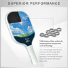 Luzzpickleball STAR Original Paddle (16mm) T700 Carbon Fiber (Includes Free Paddle Cover)
