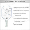 Luzzpickleball HUD Original Paddle (16mm) T700 Carbon Fiber (Includes Free Paddle Cover)