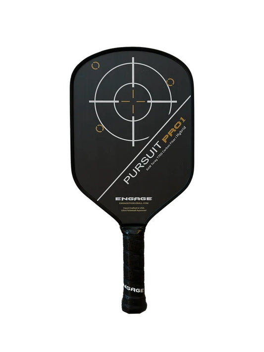 Engage Pursuit Pro1 Hybrid Artic Gold Pickleball Paddle (DEMO)