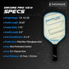 Engage Encore Pro V2.0 Lime Green Pickleball Paddle (DEMO)