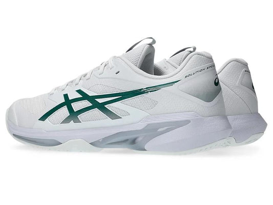 Asics Solution Speed FF 4 Mens (White/PitchGreen) Tennis Shoes