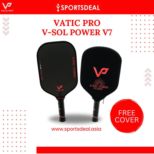 Vatic Pro V-Sol Power V7 16mm Pickleball Paddle (Includes Free Paddle Cover) (PRE-ORDER)