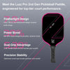 Luzz Pro 2.0 Professional Saber (Elongated) Pickleball Paddle