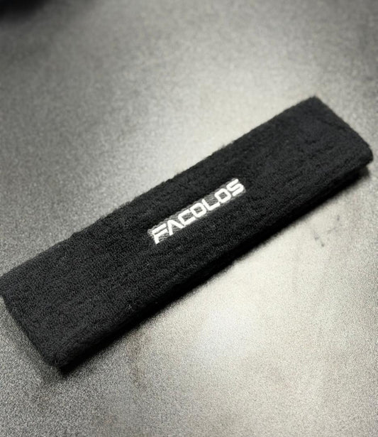 Facolos Pickleball Headband DryFlex Black