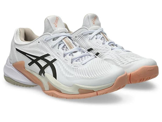 Asics Court FF3 Womens (White/Black Coffee) Tennis Shoes