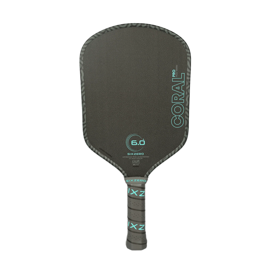 Six Zero Coral Pro 16mm Hybrid Pickleball Paddle