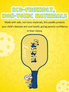 Luzzpickleball Minions Kids' T700 Carbon Fiber Pickleball Paddle (Includes Free Paddle Cover)