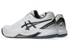 Asics Gel Dedicate 8 Pickleball Men's Shoes (White/Gunmetal)