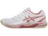Asics Gel Dedicate 8 Pickleball Shoes Womens (White-Rose Rouge)