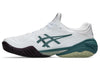 ASICS Court FF 3 Mens Tennis Shoes (White/FogTeal)