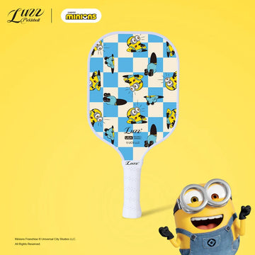 Luzzpickleball Minions Checker Champ Original Pickleball Paddle (16mm) T700 Carbon Fiber