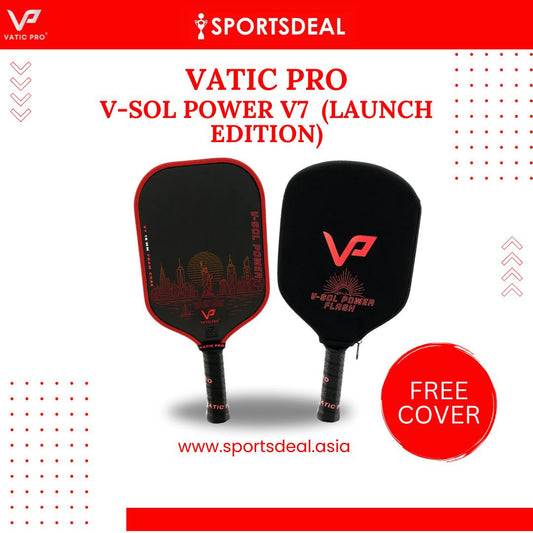 Vatic Pro V-Sol Power V7 16mm Pickleball Paddle Launch Edition (Includes Free Paddle Cover) (PRE-ORDER)