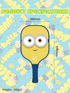 Luzzpickleball Minions Kids' T700 Carbon Fiber Pickleball Paddle