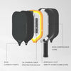 Luzzpickleball Cannon Pickleball Paddle T700 Carbon Friction Surface (Includes Free Paddle Cover)