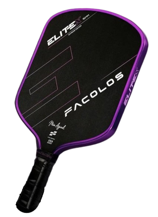 Facolos Elite X 16mm Widebody Mia Azizul Edition Pickleball Paddle (Includes 3 Free Balls + Grip)