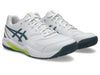Asics Gel Dedicate 8 Pickleball Shoes (White/Ironclad)