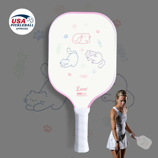 Luzzpickleball Purr Original Paddle (16mm) T700 Carbon Fiber