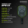 Engage Pursuit V2.0 Blue Pickleball Paddle (DEMO)