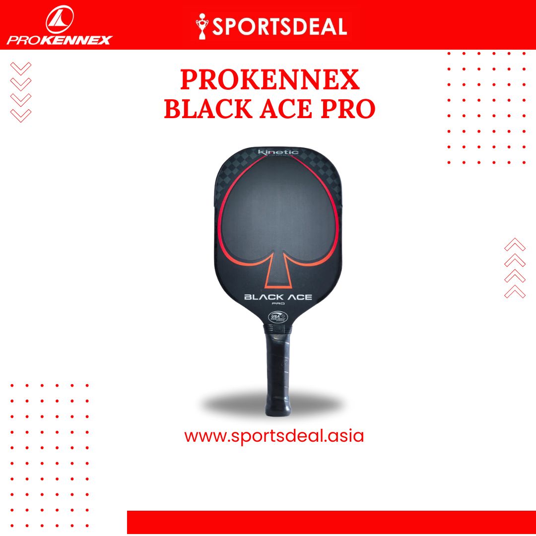 Pagaie (raquette) De Pickleball ProKennex Black Ace Pro - Occasion, Bon état, Pour Joueur Intermédiaire/avancé