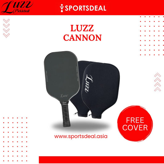 Luzzpickleball Cannon Pickleball Paddle T700 Carbon Friction Surface (Includes Free Paddle Cover)
