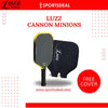 LuzzPickleball Cannon Minions Pickleball Paddle (Includes Free Paddle Cover)