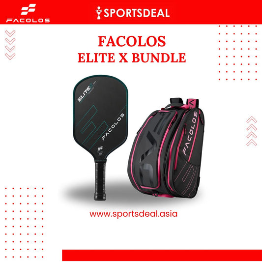 Facolos Elite X Pickleball Paddle + Elite Backpack Bundle