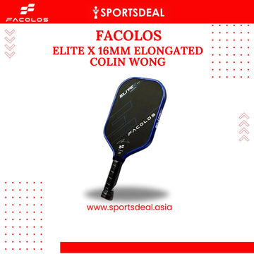 Facolos Elite X 16mm Elongated Colin Wong Edition Pickleball Paddle