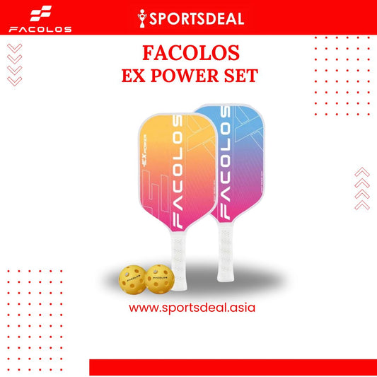 Facolos Sports Series - EX Power Set (2 Paddles & 2 Balls)