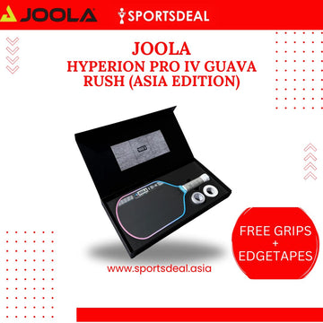 JOOLA Ben Johns Hyperion Pro IV Guava Rush (Asia Edition) Pickleball Paddle (Includes 3 Free Grips + 3 Edgetapes In The Box)