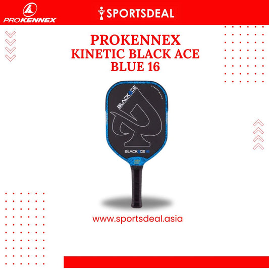 Prokennex Kinetic Black Ace 16 Blue Pickleball Paddle