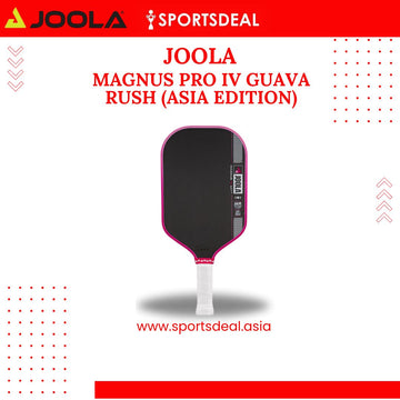 JOOLA Tyson McGuffin Magnus Pro IV Guava Rush (Asia Edition) Pickleball Paddle (Includes 3 Free Grips + 3 Edgetapes In The Box)
