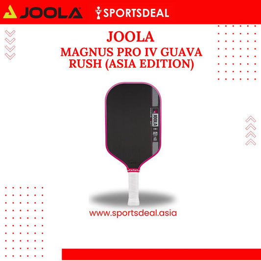 JOOLA Tyson McGuffin Magnus Pro IV Guava Rush (Asia Edition) Pickleball Paddle (Includes 3 Free Grips + 3 Edgetapes In The Box)