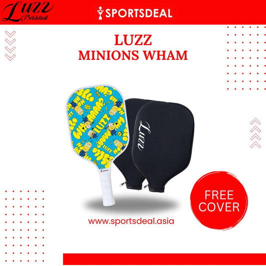 Luzzpickleball Minions Wham Original Pickleball Paddle (16mm) T700 Carbon Fiber (Includes Free Paddle Cover)
